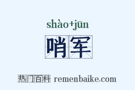 哨军是什么意思的图片